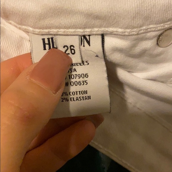 White Hudson Jean shorts - Picture 4 of 6